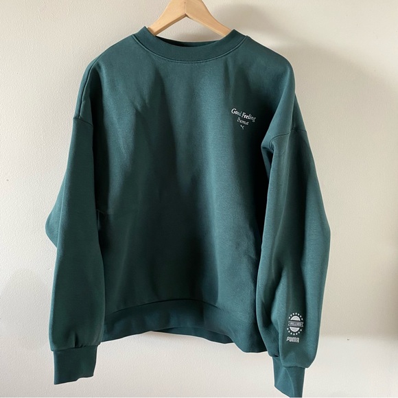 Puma Wellness Club sweatshirt in dark green - Picture 2 of 4
